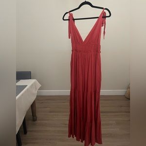 Rusty red maxi dress never worn